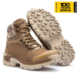 Bota Caterpillar 2064 Creme Nobuck