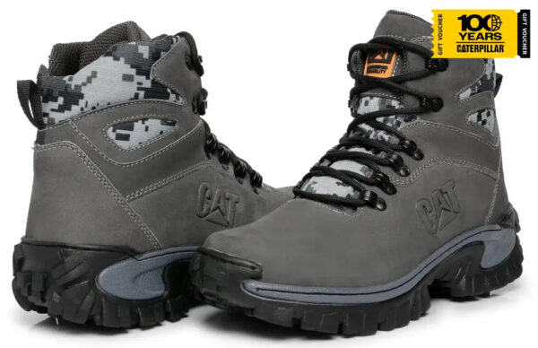Bota Caterpillar 2067 Cinza Camuflado - Imagem 3