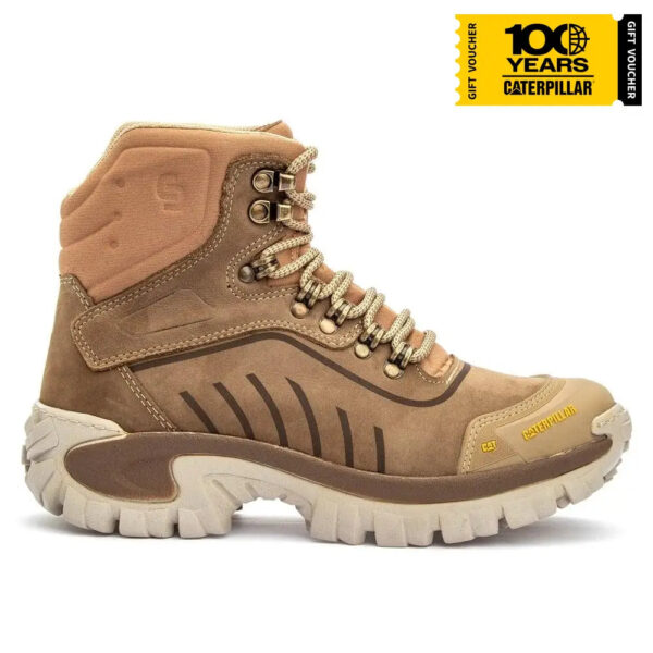 Bota Caterpillar Conquest Creme Nobuck - Imagem 4