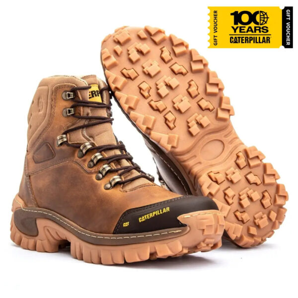 Bota Caterpillar Conquest Fóssil Whisky