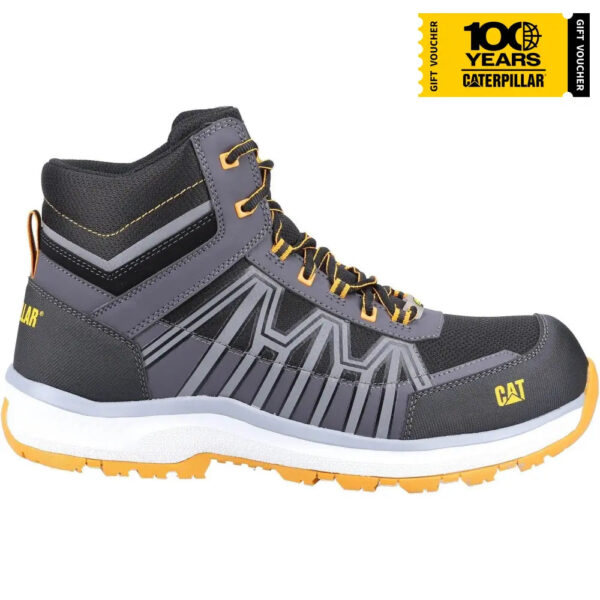 Bota de Segurança Charge Hiker S3 Preto/Laranja - Imagem 4