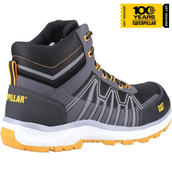 Bota de Segurança Charge Hiker S3 Preto/Laranja - Imagem 2
