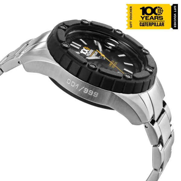 Relógio Automático Shockmaster 100 Anos com Pulseira Prata - Imagem 3