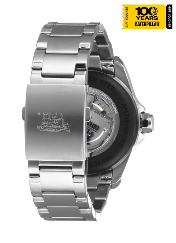 Relógio Automático Shockmaster 100 Anos com Pulseira Prata - Imagem 4