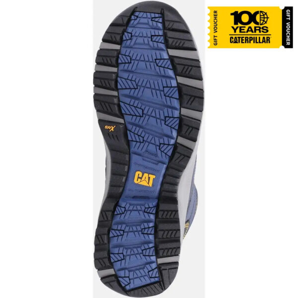 Sapato Safety Hiker Caterpillar Cano Alto Azul Marinho - Imagem 9